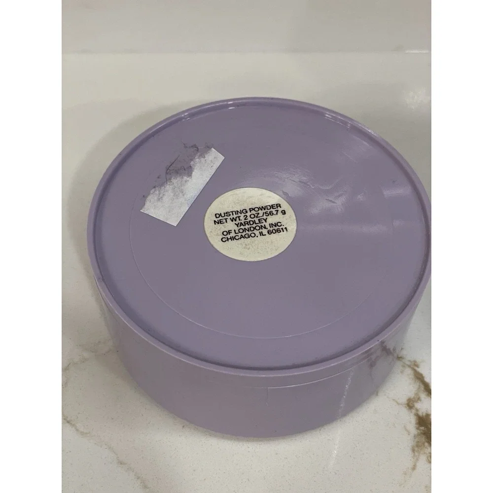 Vintage Yardley English Lavender Dusting Powder Puff Scented‎ Perfumed 2 oz New